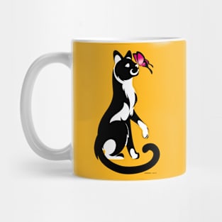 Butterfly Cat Mug